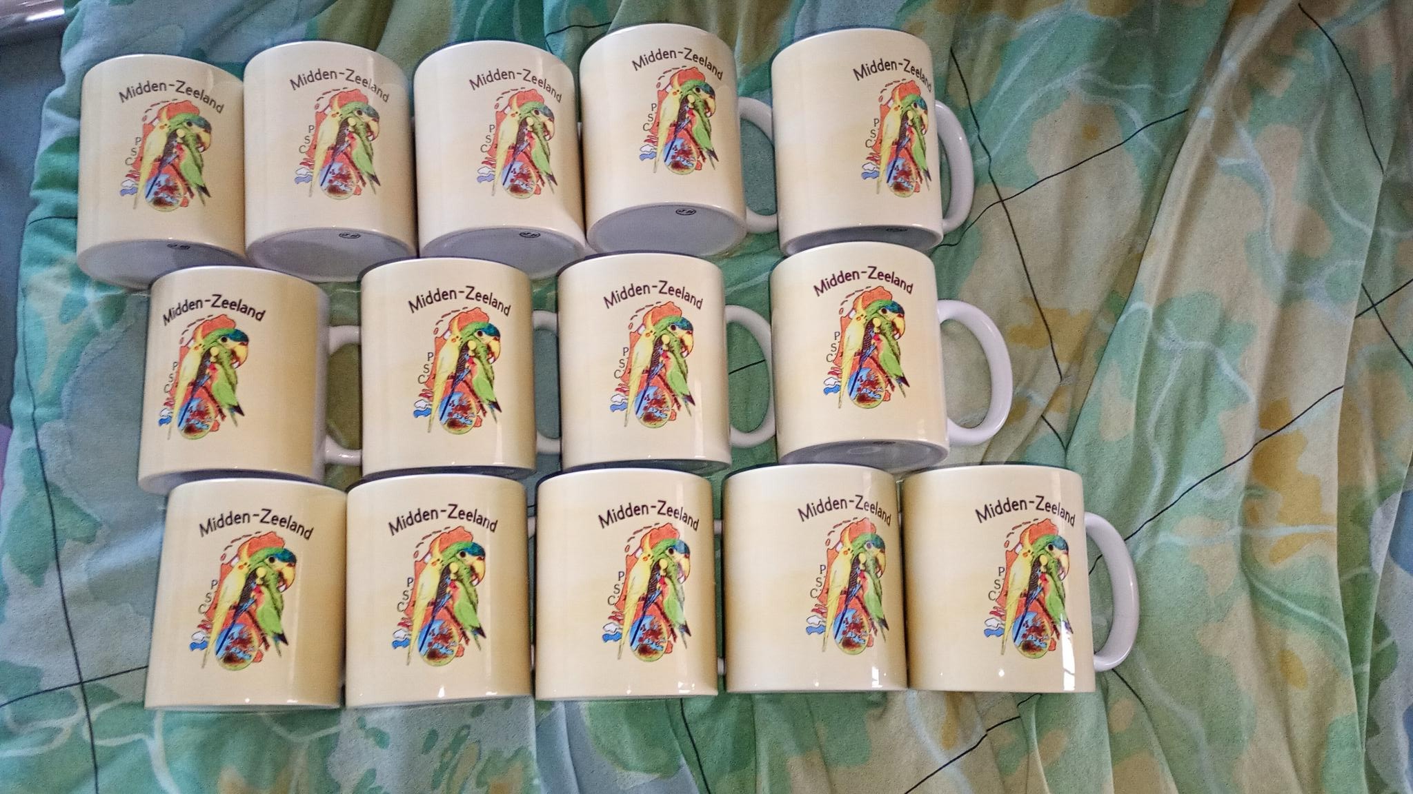 Mokken met het psc logo